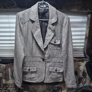 Women's Brown Blazer Jacket